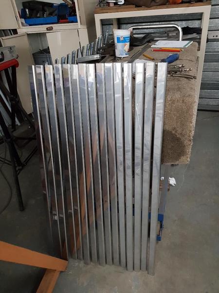 Folded Stainless Steel Slats